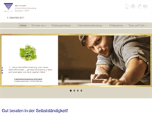Tablet Screenshot of an-consult.de